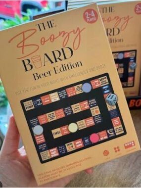 The Boozy Board Beer Edition Party Game - NWT
